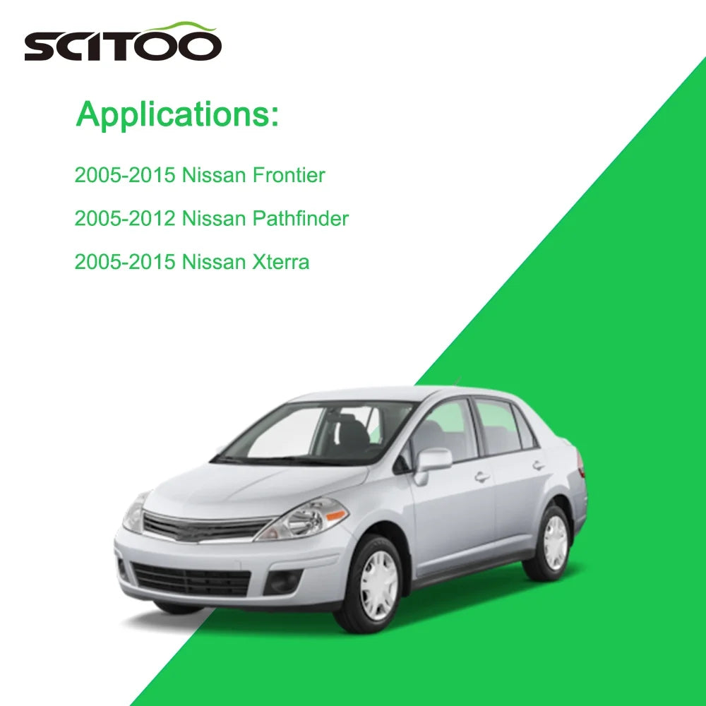 Scitoo 2807 Radiator fits for 2005 2006 2007 2008 2009 2010 2012 2013 2014 2015 for Nissan Frontier Extended Cab Pickup/Crew Cab Pickup 4-Door 4.0L CU2807 NI3010204; NI3010235