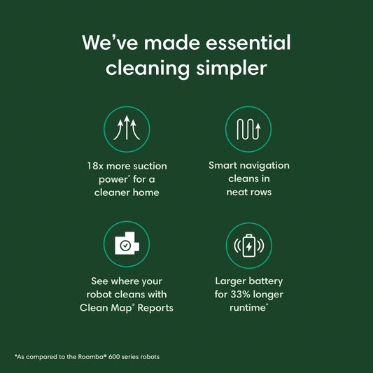 iRobot Roomba Vac Essential Robot Vacuum Cleaner with 3-Stage Cleaning System (Black)