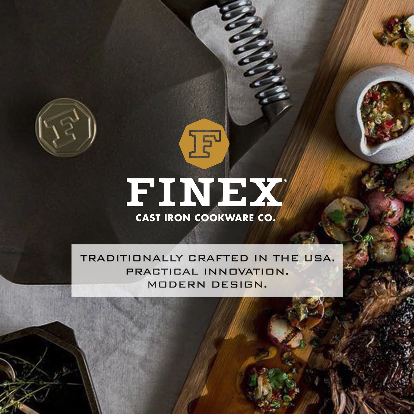 FINEX 5 Qt Dutch Oven - Beautiful Cast Iron Dutch Oven - Cooking Pot with Even Heat Retention & Distribution - Effortless Cleaning - Rust Resistant Dutch Oven Pot - Pre-Seasoned