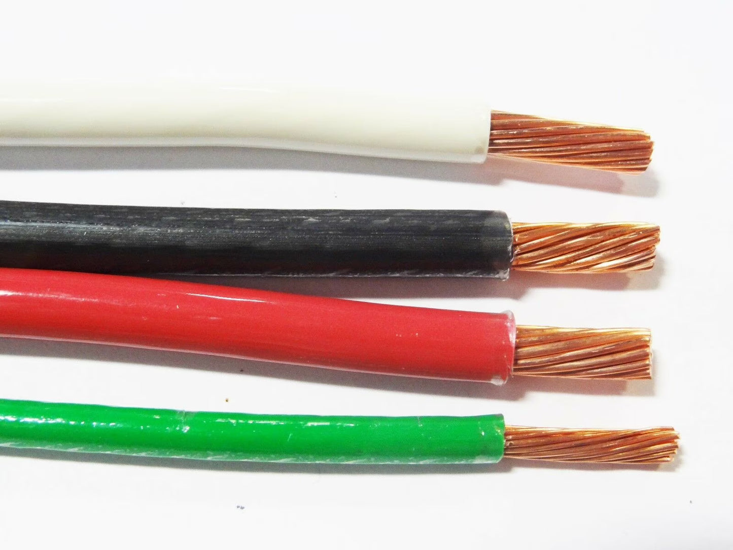 AC/DC Wire And Supply 70 FT EA THHN THWN 8 AWG Gauge Black White RED Copper Wire + 10 AWG Green Ground Building Hook Up Wire