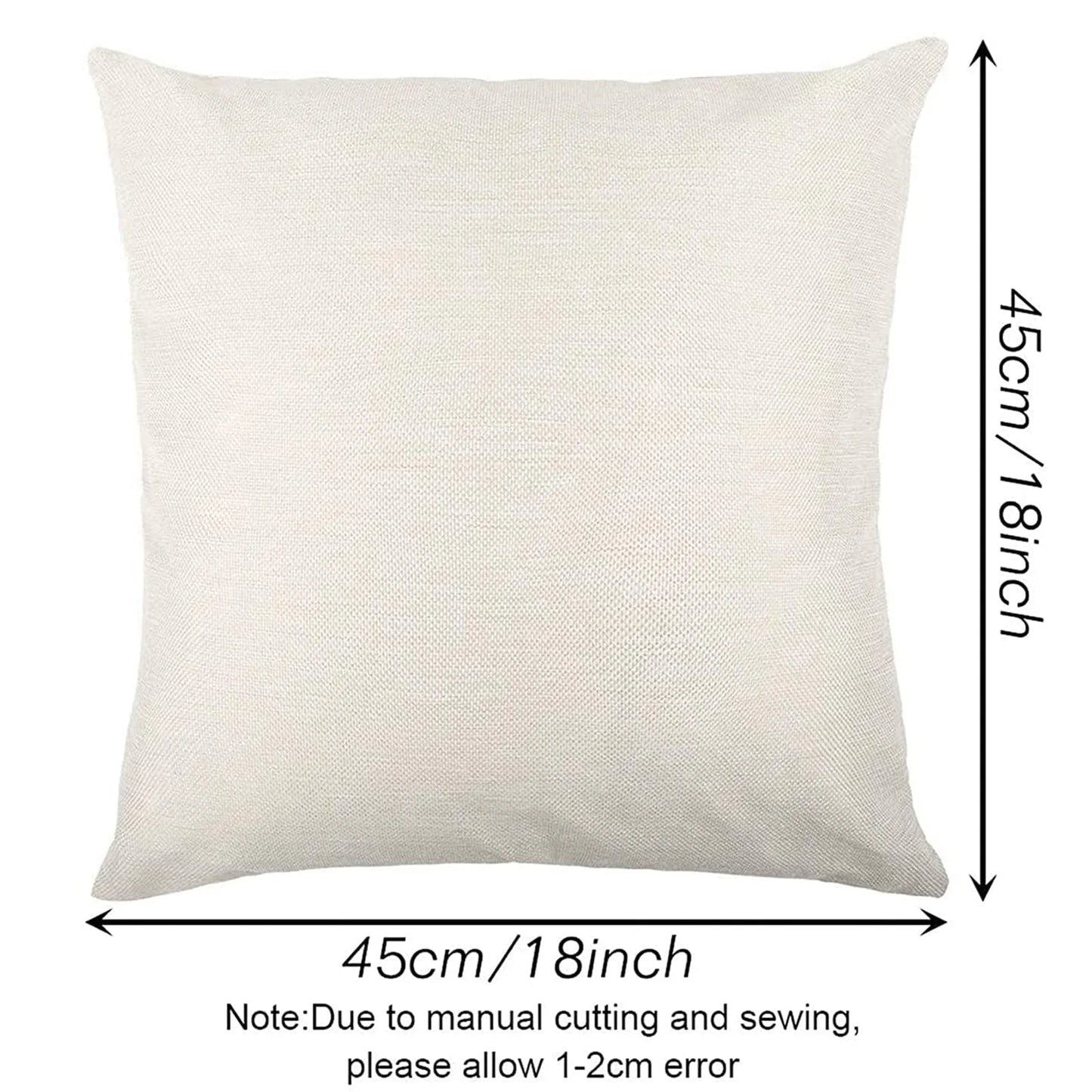 Husfou 4pcs Christmas Pillow Covers, 18x18 inch Linen Buffalo Plaid Merry Christmas Throw Pillowcase for Couch Xmas Winter Holiday Home Decorations