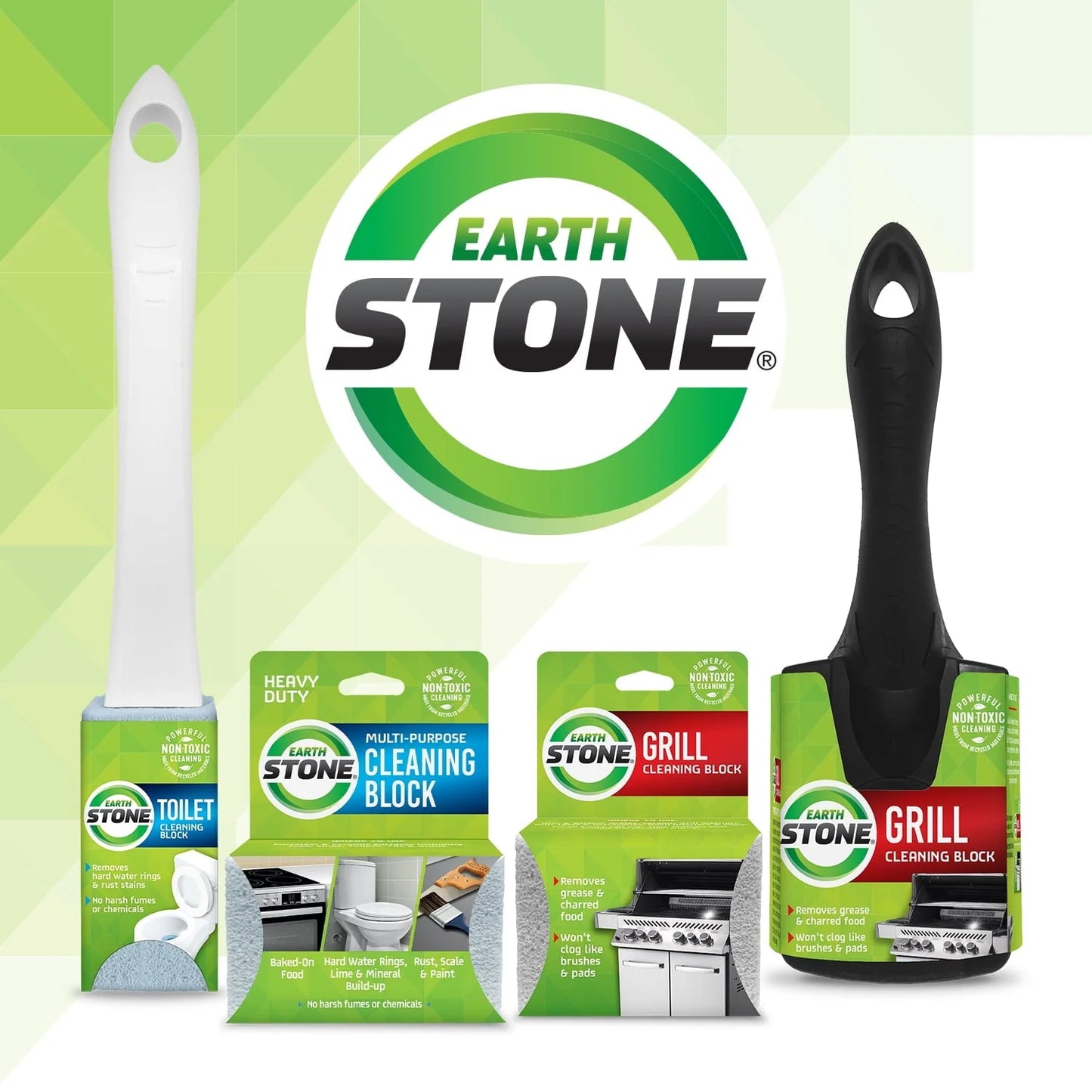 EarthStone® Grill Cleaning Block with EZ-Grip Handle