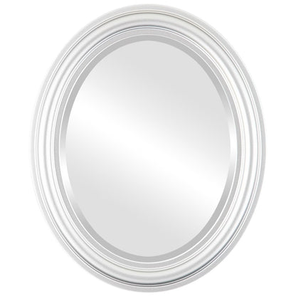 OVALCREST Oval Beveled Wall Mirror for Home Decor - Philadelphia Style