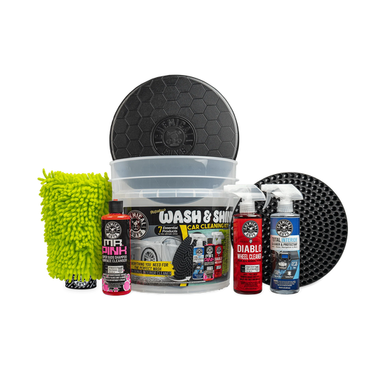 Chemical Guys Professional Wash & Shine Car Cleaning Kit (7 Essential Products)