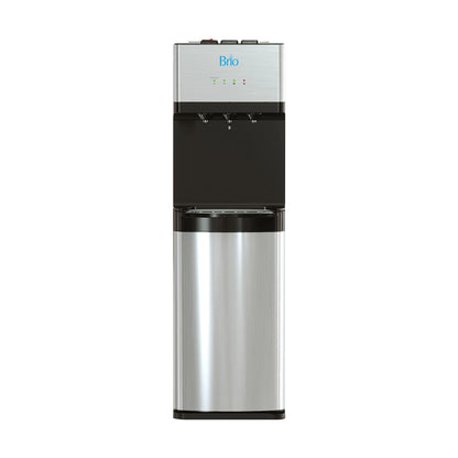 Brio 500 Series Self-Cleaning Stainless Steel Water Dispenser: Hot, Cold, and Room Temperature