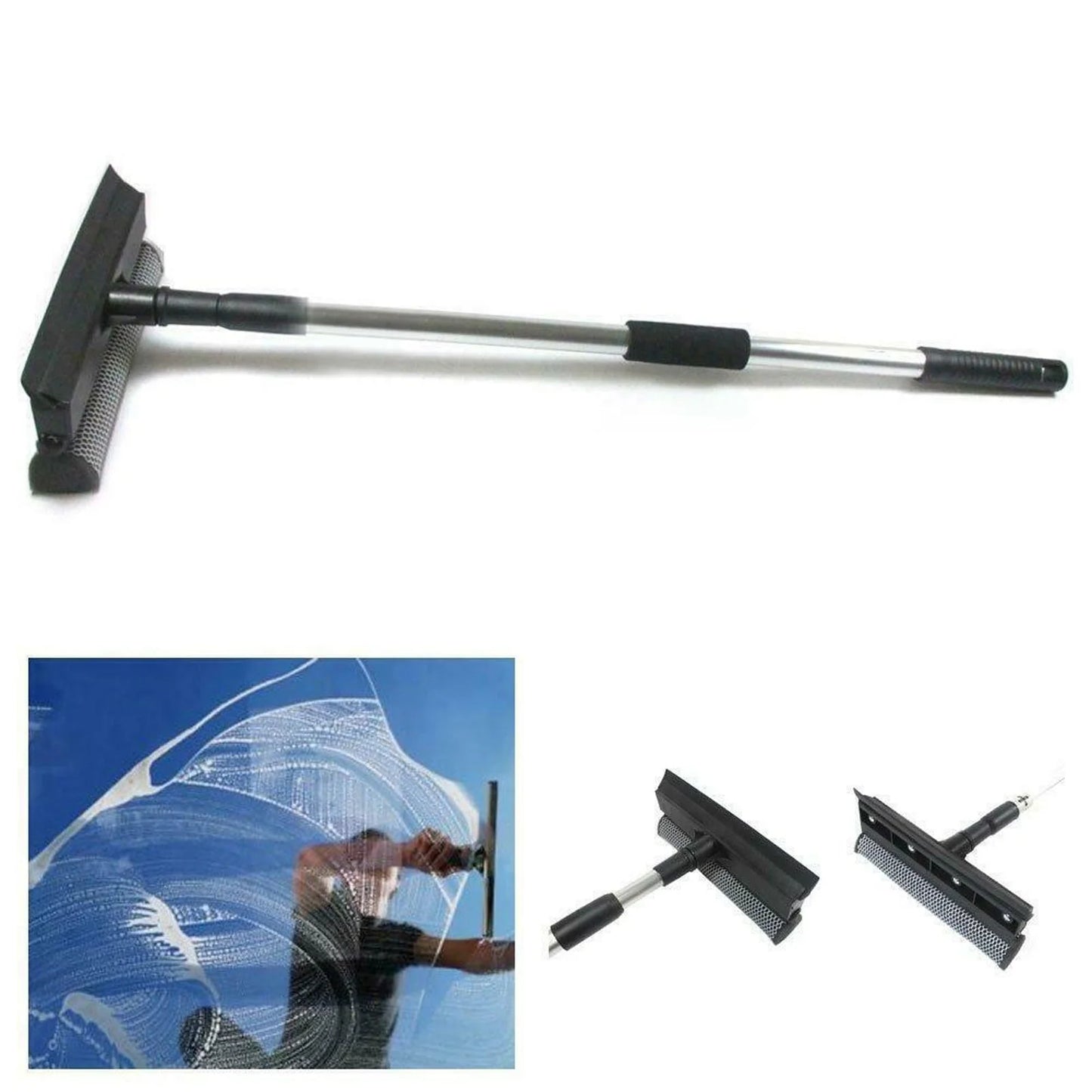 Wiueurtly Scrub Daisy Replacement Sponge Window Extendable Cleaning for Squeegee Windshield Rubber Cleaning Supplies Car Seat Shampooer Violin And Polish Serving Spoons
