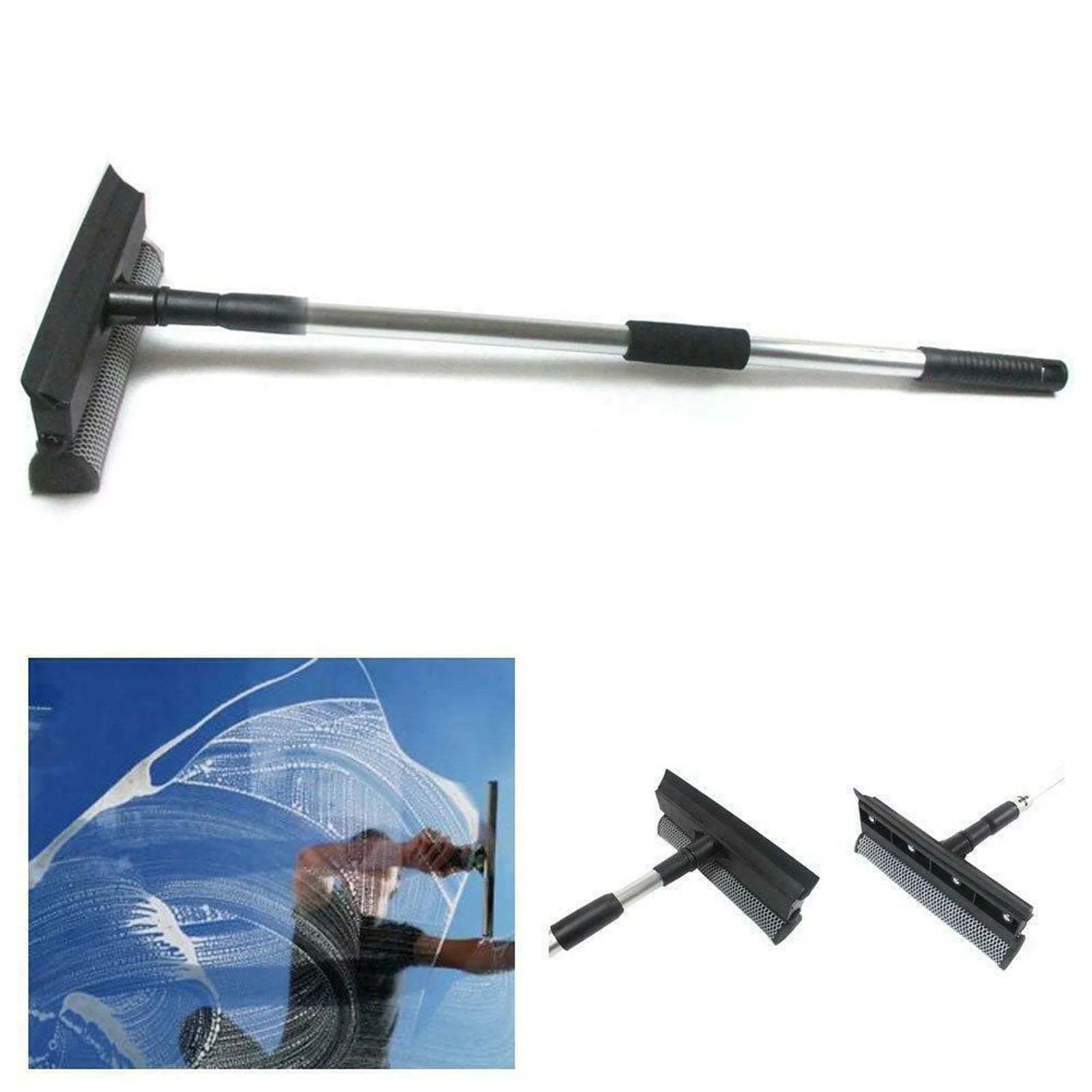 Wiueurtly Scrub Daisy Replacement Sponge Window Extendable Cleaning for Squeegee Windshield Rubber Cleaning Supplies Car Seat Shampooer Violin And Polish Serving Spoons