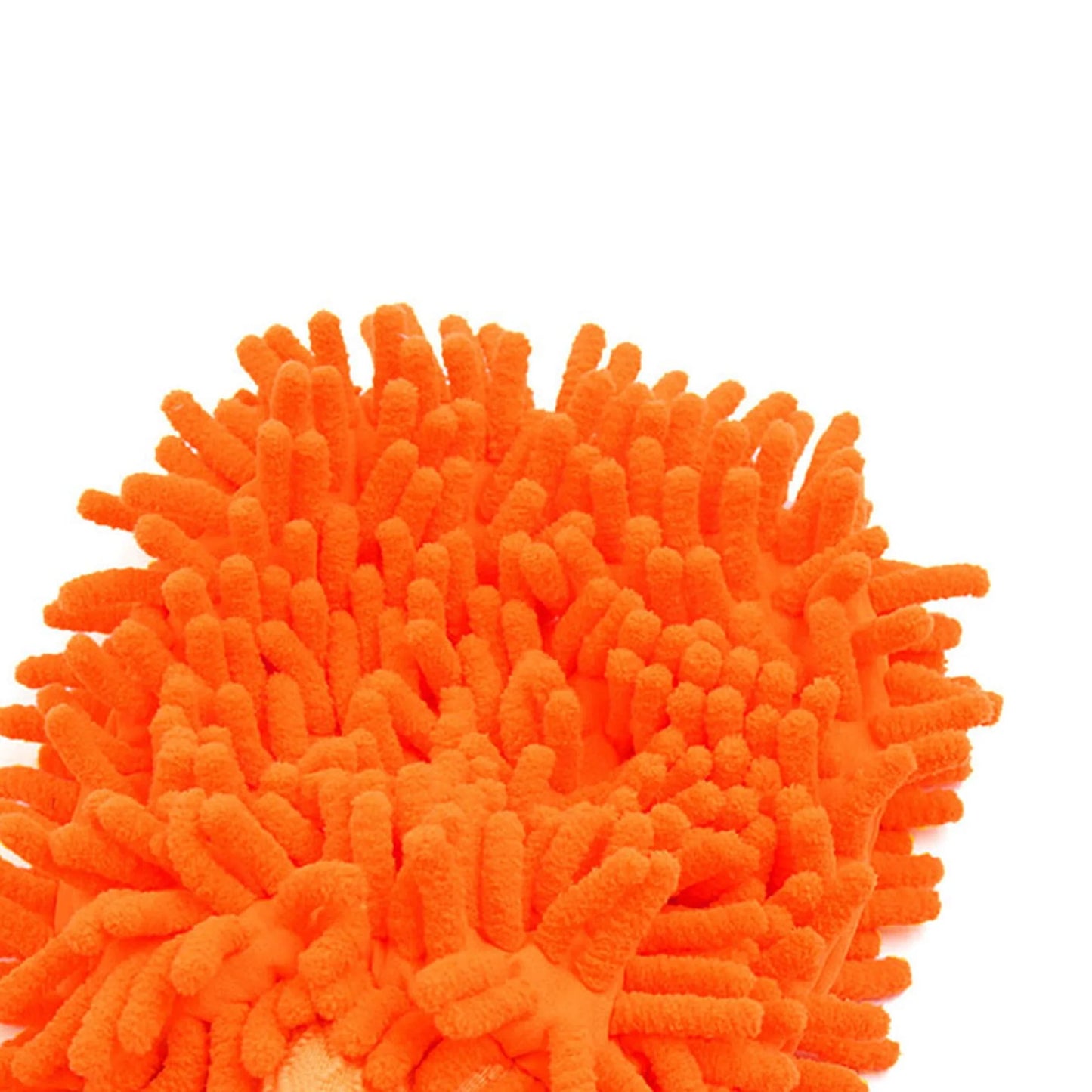 4Pcs Universal Orange Dual Sided Microfiber Chenille Mitt Car Washing Cleaning Glove