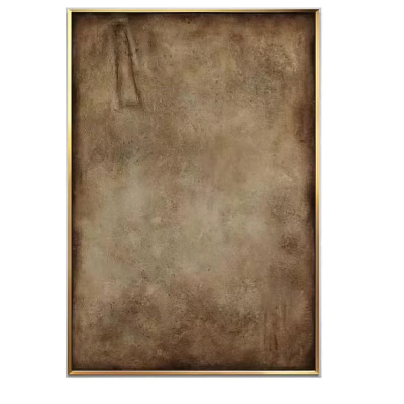 Brown Abstract Painting Wabi Sabi Wall Art Minimalist Painting Neutral Abstract Art Lare Earth Tone Modern Painting Home Decor