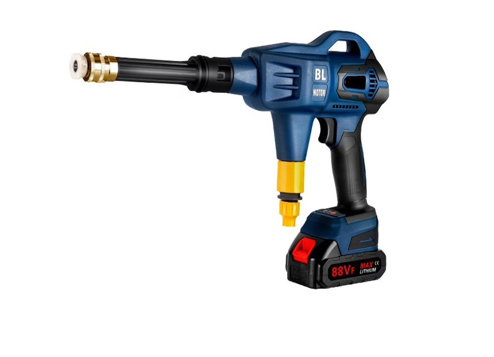150Bar Brushless Electric Spray Gun 3200W High Pressure Water Cleaning Machine Garden Cleaning Tools For 18V Battery