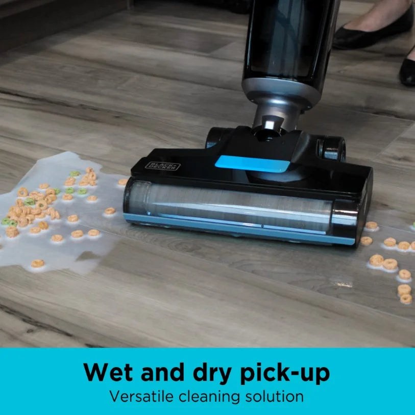 BLACK & DECKER Cordless Multi-Surface Vacuum & Wash Duo with HEPA Filter and Cleaning Accessories, BXUVXA02