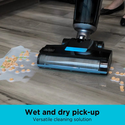 BLACK & DECKER Cordless Multi-Surface Vacuum & Wash Duo with HEPA Filter and Cleaning Accessories, BXUVXA02