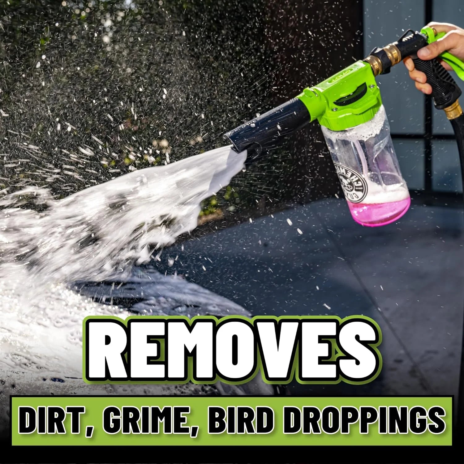 Chemical Guys HOL491 Spring Cleaning Car Wash Kit including ACC_326 Foam Gun (Works with Garden Hose) & MaxiSuds Car Wash Soap (6 Items)