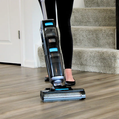 BLACK & DECKER Cordless Multi-Surface Vacuum & Wash Duo with HEPA Filter and Cleaning Accessories, BXUVXA02
