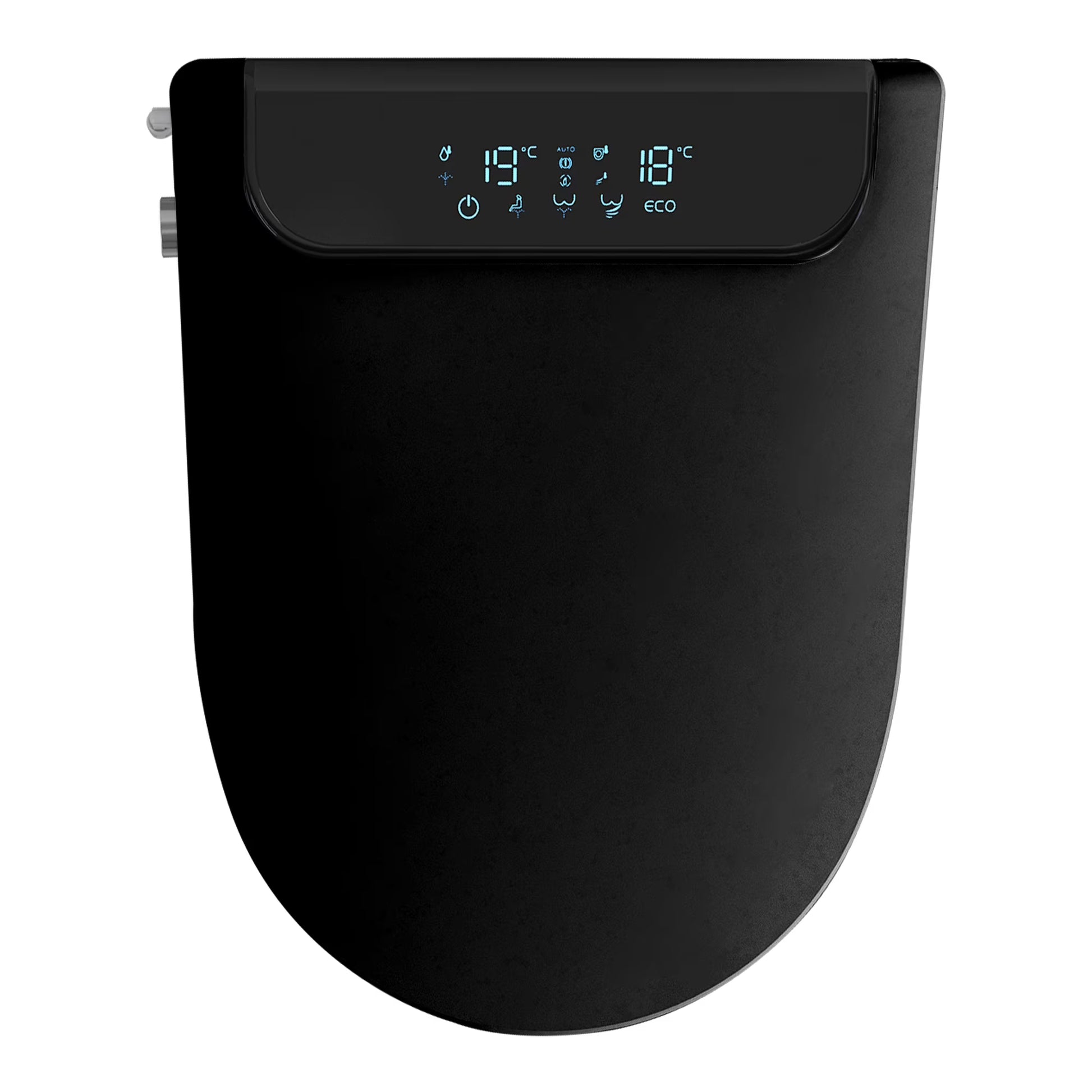DELICOZE Electric Bidet Heated Smart Toilet Seat With Unlimited Heated Water,Toilet Seat Warmer, And Warm Air Dryer-Adjustable And Self-Cleaning, Automatic Open, BIG LED Screen