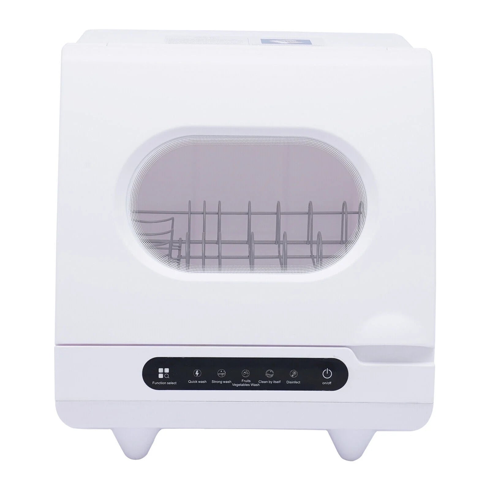 1200W Portable Countertop Mini Dishwasher Dish Washing Machine 5 Washing Program for cleaning dishes, vegetables, fruits