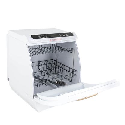 SHZICMY Portable Countertop Dishwasher Air Drying 5 Programs w/ 7L Water Tank Deep Cleaning