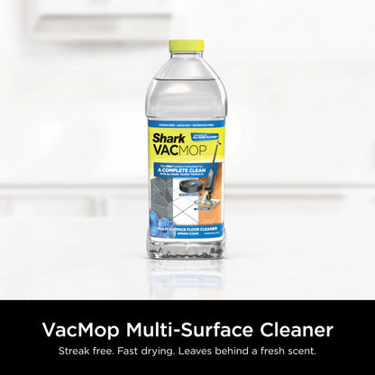 Shark VACMOP Cordless Hard Floor Cleaner, Vacuum and Spray Mop, Powerful Suction, Lightweight, LED Headlights, Includes 4 Disposable Pads, 12oz Multi-surface Cleaning Solution, Lime Green, VM252GN