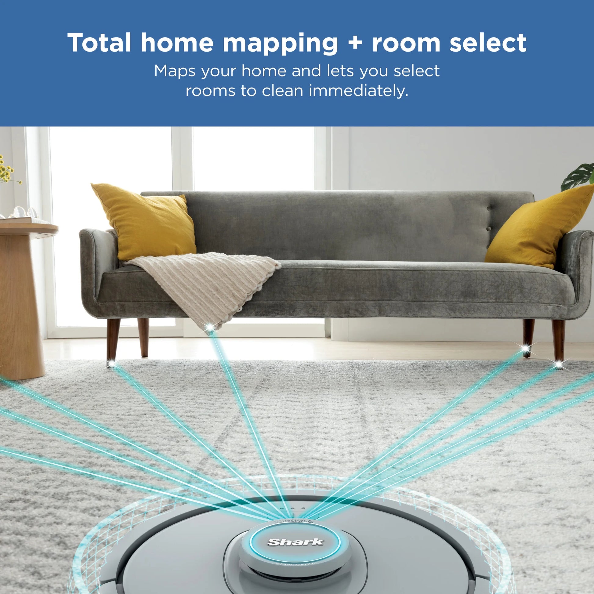 Shark IQ Robot Vacuum, Bagless 60 Day Capacity Base, Multi-Surface Cleaning, Home Mapping, New