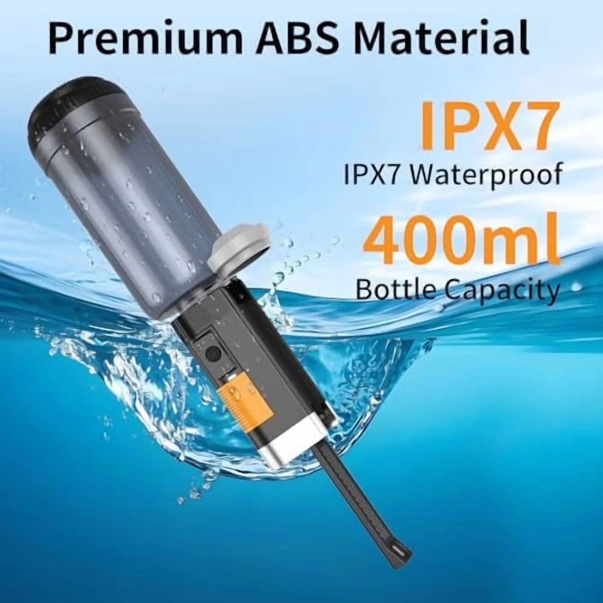 Portable Bidet for Travel, Rechargeable Bidet Sprayer with 400ml Bottle Capacity, Waterproof High Pressure Handheld Bidets for Women/Men, Postpartum Care, Hygiene Cleaning
