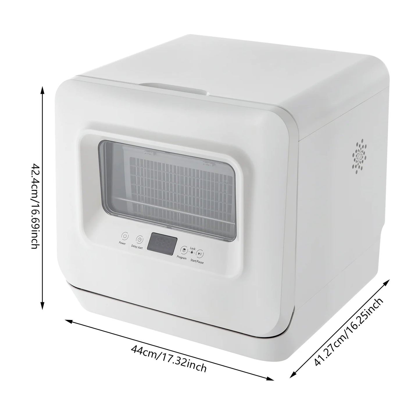 Portable Dishwasher �C 6-8 Place Settings, Multiple Cleaning Modes, 785W Power, Low Noise, Automatic Drying, Compact Design for Apartments and Small Spaces