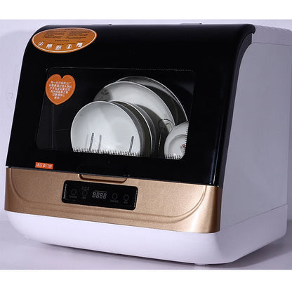 Portable Countertop Dishwasher W/Steam& Air-dry Function, 4 Washing Programs, 360° Streak-free Deep Cleaning for Home Apartments& Rvs (12-20pc Once)