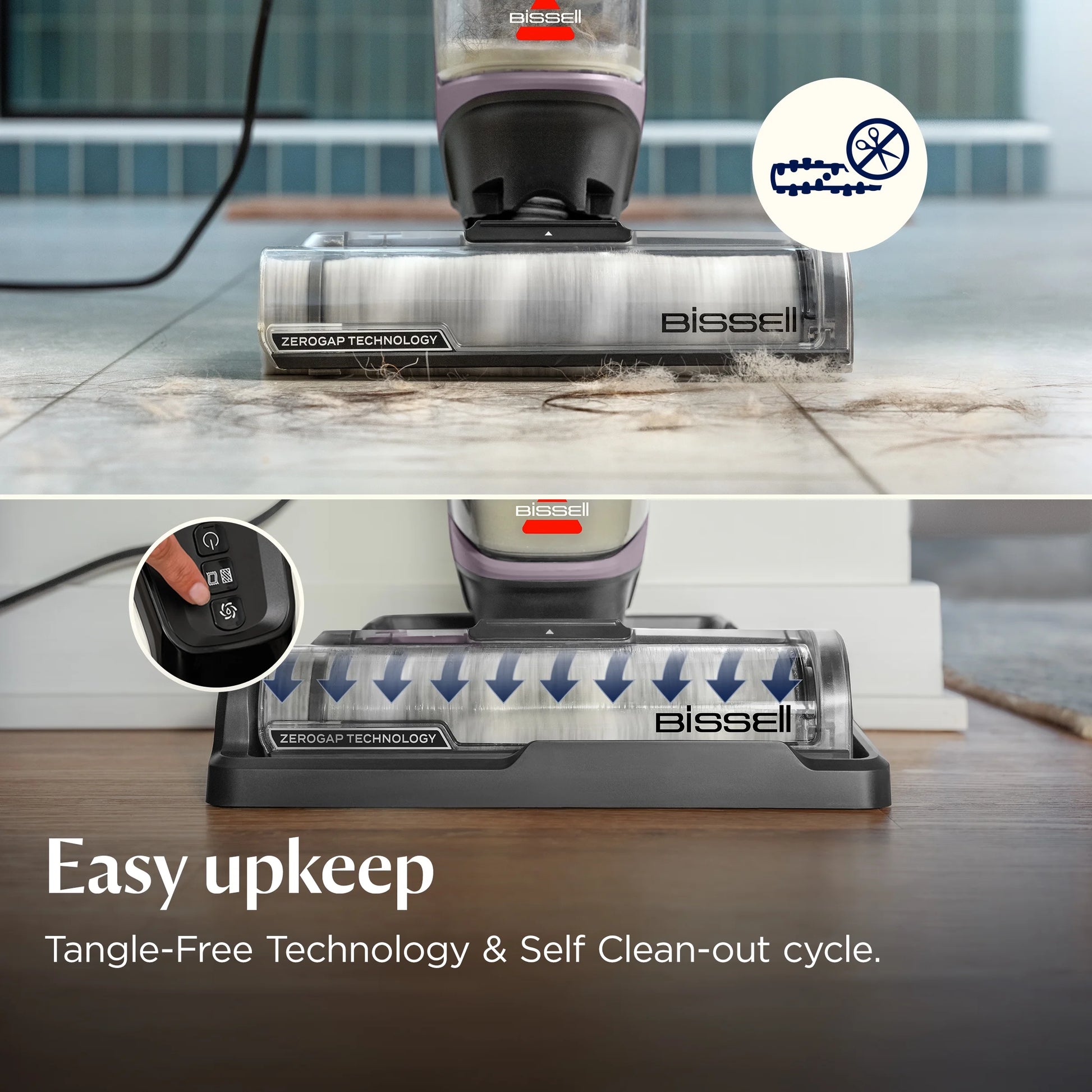 BISSELL CrossWave Edge, Corded, Multi Surface Hard Floor Cleaner Wet Dry Vacuum with Zero-Gap Edge Cleaning Technology, Self Cleaning Cycle, Pet Multi-Surface Febreze Trial Formula, 4157