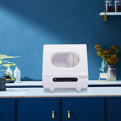 1200W Portable Countertop Mini Dishwasher Dish Washing Machine 5 Washing Program for cleaning dishes, vegetables, fruits