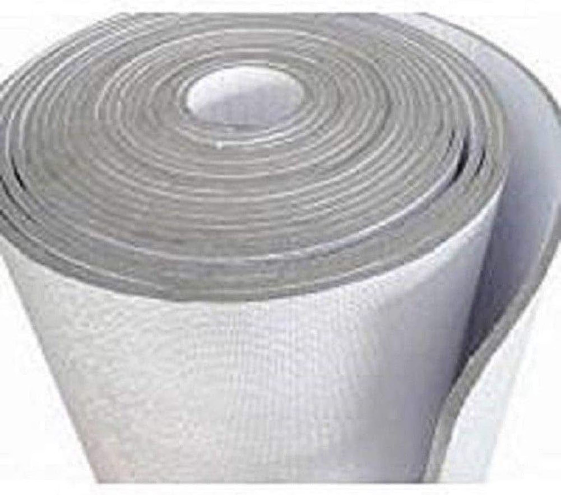US Energy Products -3MM- Reflective Foam Core Insulation Roll Radiant Barrier White/Foil Faced Reflective Foam Insulation Solid Vapor Barrier Warehouse Building Commercial Residential (48"x50') (1)