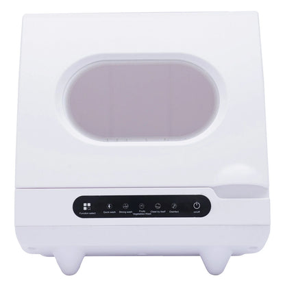 1200W Portable Countertop Mini Dishwasher Dish Washing Machine 5 Washing Program for cleaning dishes, vegetables, fruits