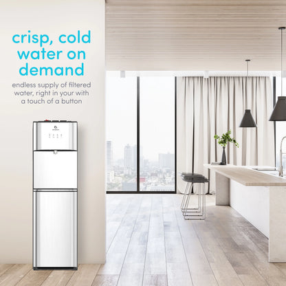 Avalon Limited Edition Self Cleaning Water Cooler Water Dispenser - 3 Temperature Settings - Hot, Cold & Room Water, Durable Stainless Steel Construction, Bottom Loading - UL/Energy Star Approved