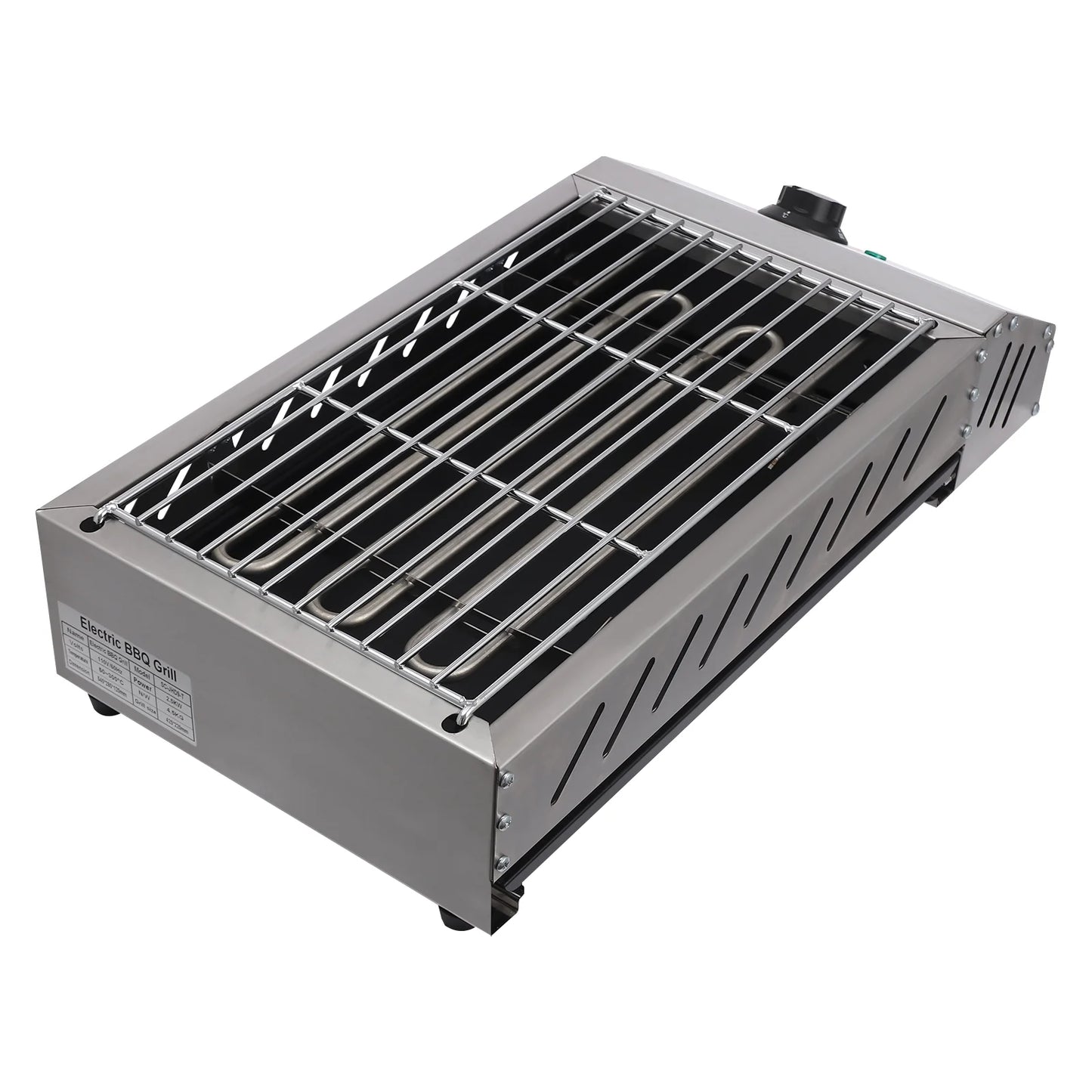 Compact Electric Griller with Adjustable Temperature, 122-572��F, Non-Stick Surface, Easy Cleaning, Perfect for Small Spaces & Countertops