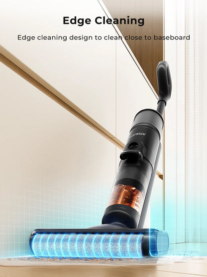 Laresar M3 Cordless Wet Dry Vacuum Mop, 55Min Multi-Surface Cordless Floor Washer 3 in 1 Self-Cleaning Vacuum Mop Hard Floor Cleaners