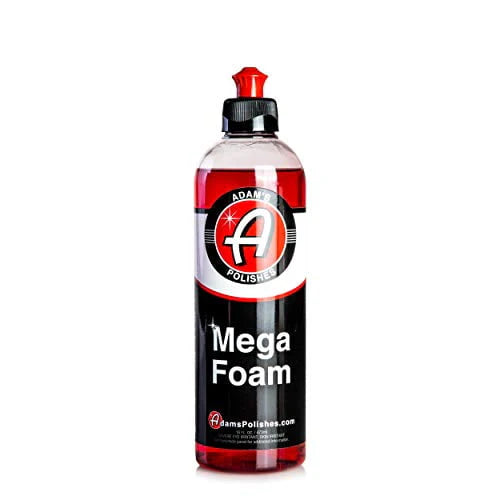 Adam’s Mega Foam 16oz - pH Best Car Wash Soap For Foam Cannon, Pressure Washer or Foam Gun | Concentrated Car Detailing & Cleaning Detergent Soap | Won't Strip Car Wax or Ceramic Coating