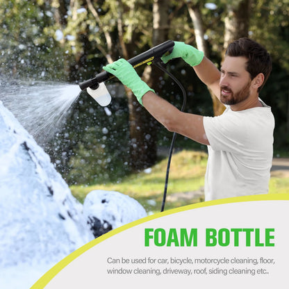 Pressure Washer Power Washer 4800PSIMAX with 4 Connect Nozzles and Foam Bottle, Car Cleaning Machine for Patio Driveway Home Outdoor