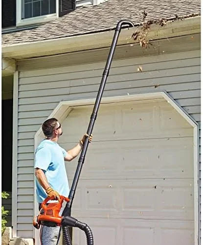 Universal Leaf Blower Gutter Cleaning Attachment, Gutter Cleaning Kit for Leaf Blowers Clean Gutters from The Ground Leaf Remover
