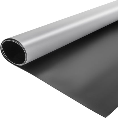 VEVORbrand Dance Floor Roll Portable 6.6 x 15.7 ft Practice Dance Floor 1.5mm Thickness PVC Dance Flooring Dance Floor Grey/Black Roll out Non-slide & Wearproof Dance Floor Easy Cleaning for Ballet