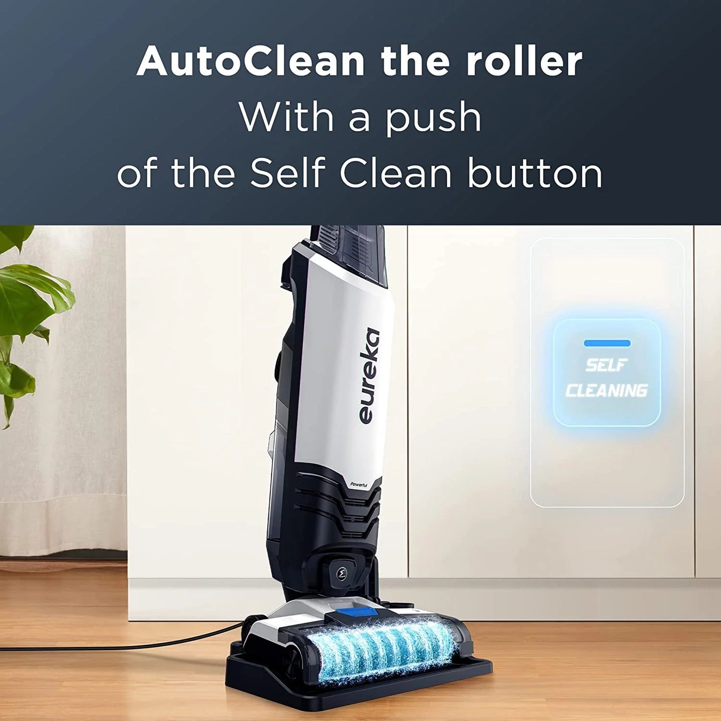Eureka All in One Wet Dry Vacuum Cleaner and Mop for Multi-Surface Lightweight Self-Cleaning System