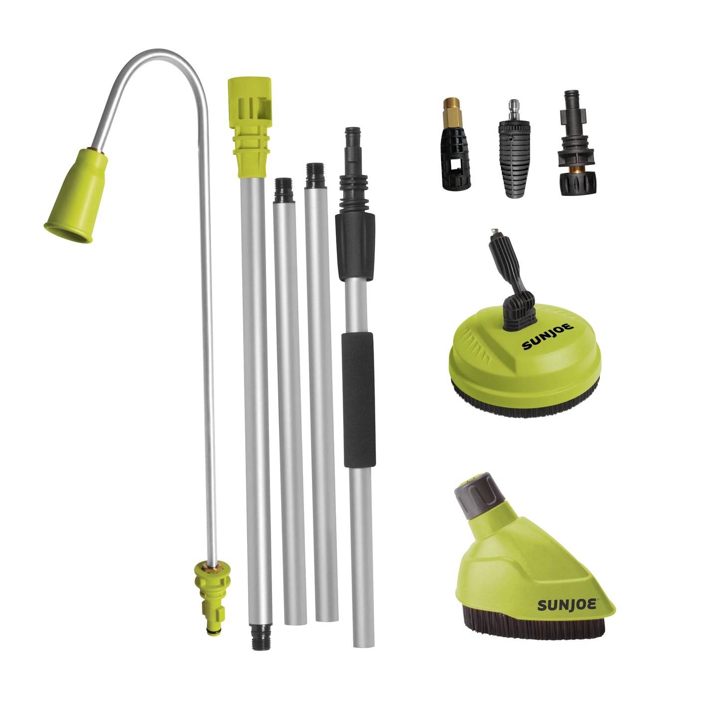 Sun Joe Universal Home Cleaning System for Pressure Washers, 7-Pc Accessory Kit, Up to 3500-PSI