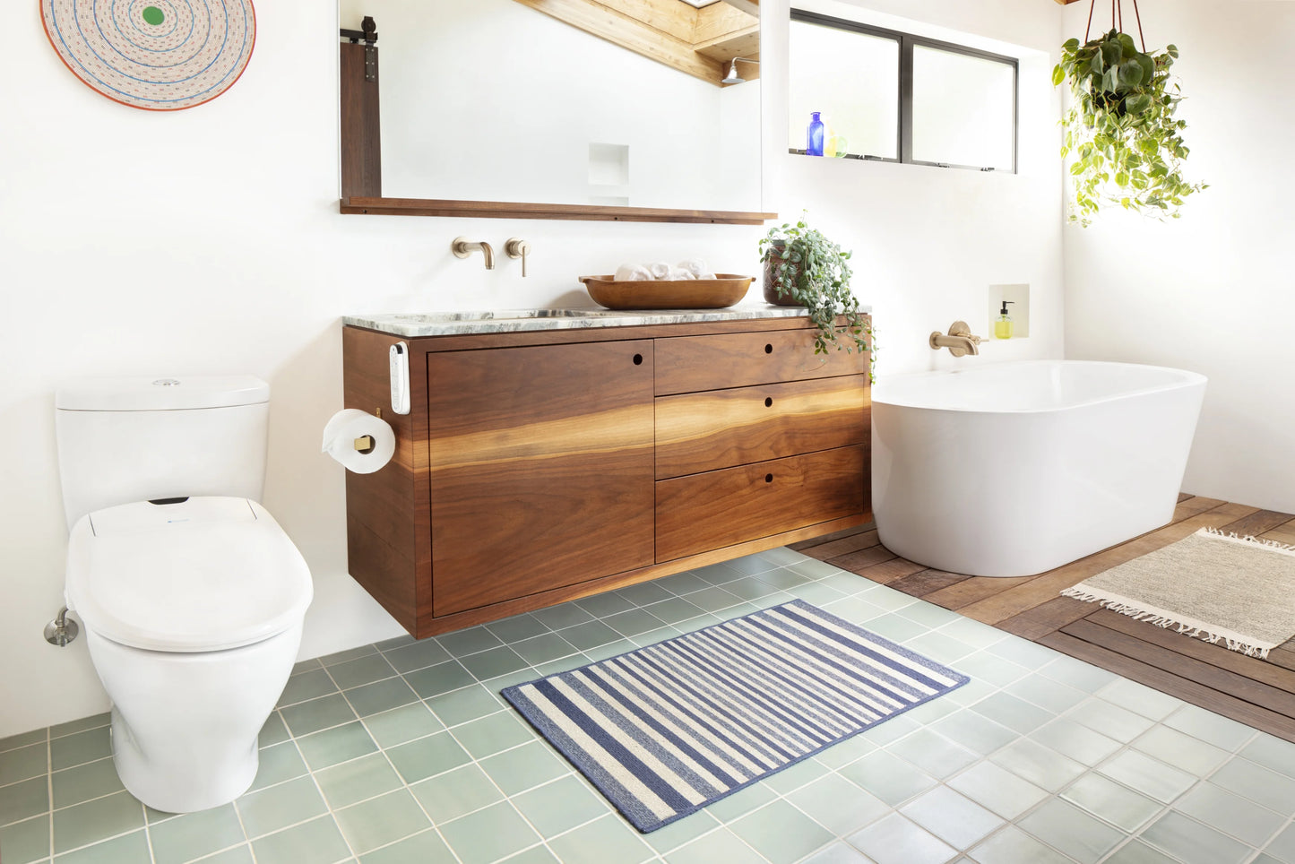 Brondell Bidet Toilet Seat S1400, Smart Toilet Seat, Dual Stainless-Steel, Self-Cleaning Nozzle With Clean Plus Technology, Endless Warm Water Bidet, Warm Air Dryer-Nightlight, Heated Seat, Elongated