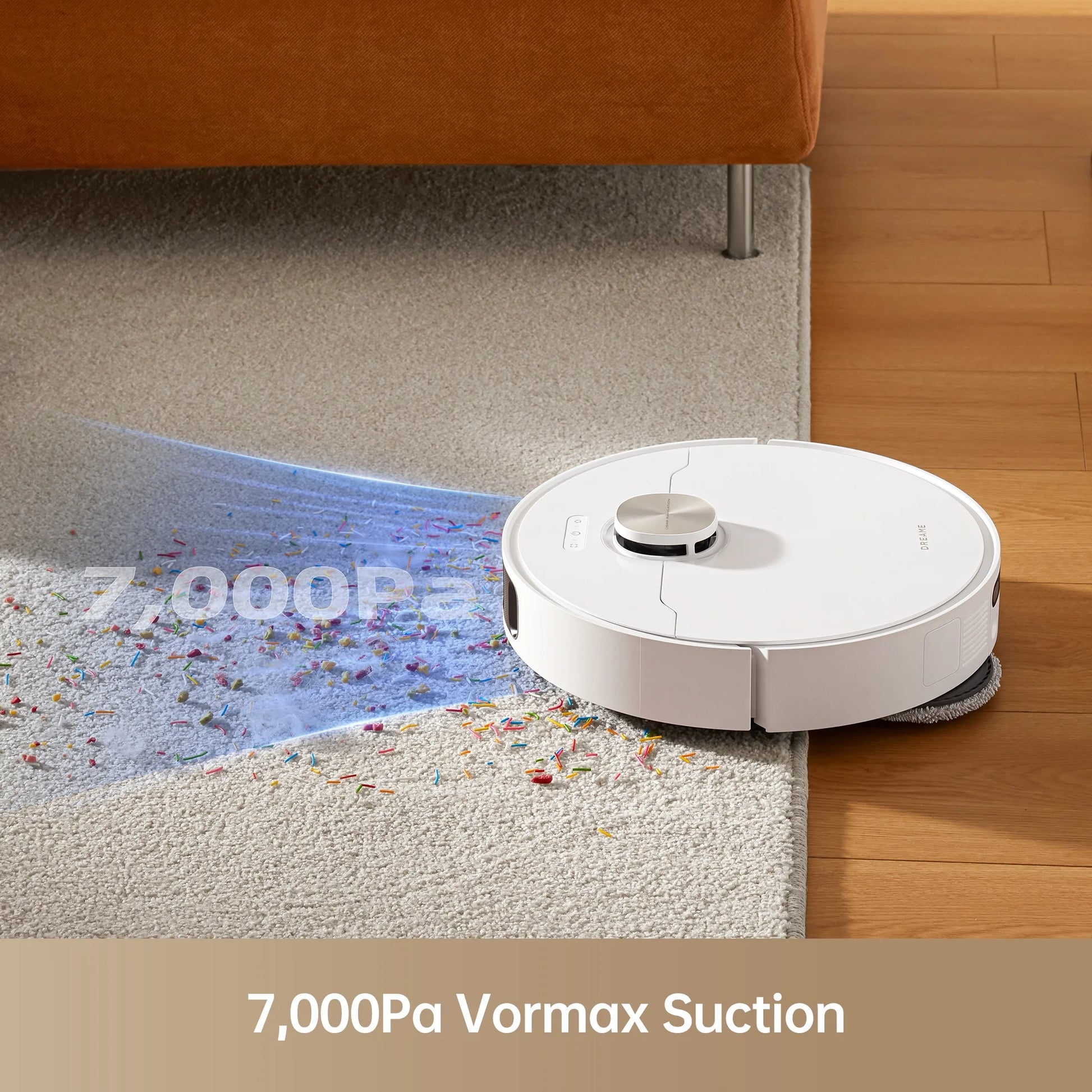 Dreame Heat Robot Vacuum and Mop Combo, 136°F Hot Water Self-Cleaning, 7000Pa Suction,L10s Pro Ultra