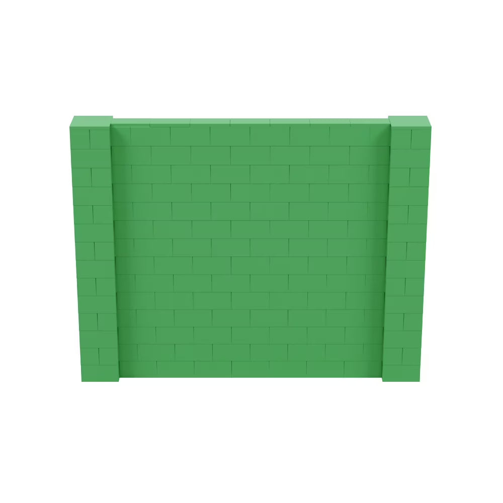 EverBlock 5�� x 7�� Wall Kit | Modular Building Blocks | Wall System for Building, Display & Structures | Room Divider & Partition | Easy to Connect & Reuse | Indoor & Outdoor Use