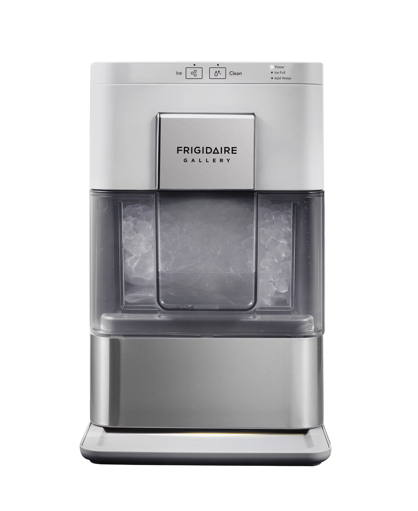 Frigidaire Nugget Ice Maker EFIC256, Countertop Nugget Ice Machine with Transparent Window, Nugget Ice Maker with 44 lbs. Capacity, Auto Self Cleaning Ice Maker Machine, Black