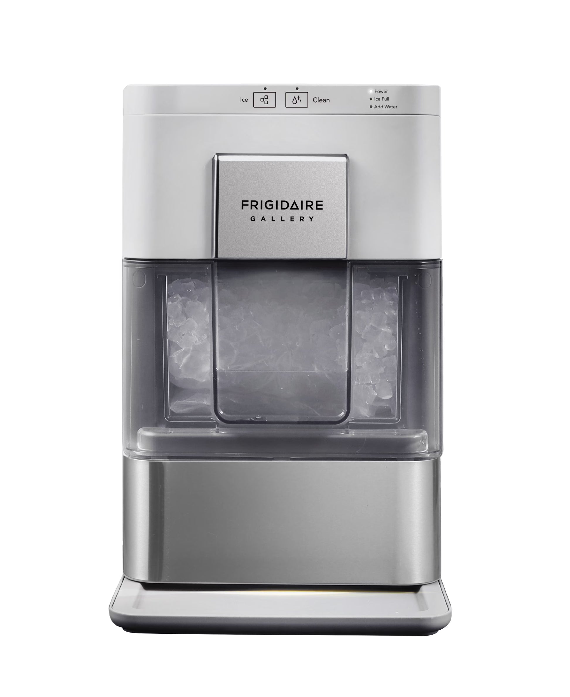 Frigidaire Nugget Ice Maker EFIC256, Countertop Nugget Ice Machine with Transparent Window, Nugget Ice Maker with 44 lbs. Capacity, Auto Self Cleaning Ice Maker Machine, Black
