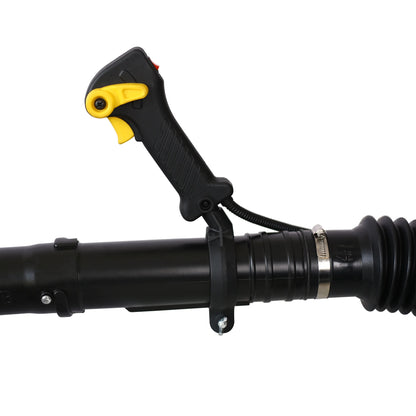SESSLIFE Backpack Blower, Heavy-Duty Padded Backpack for All Day Comfort, 52CC 2-Cycle Gas Backpack Leaf Blower for Cleaning, Black & Yellow