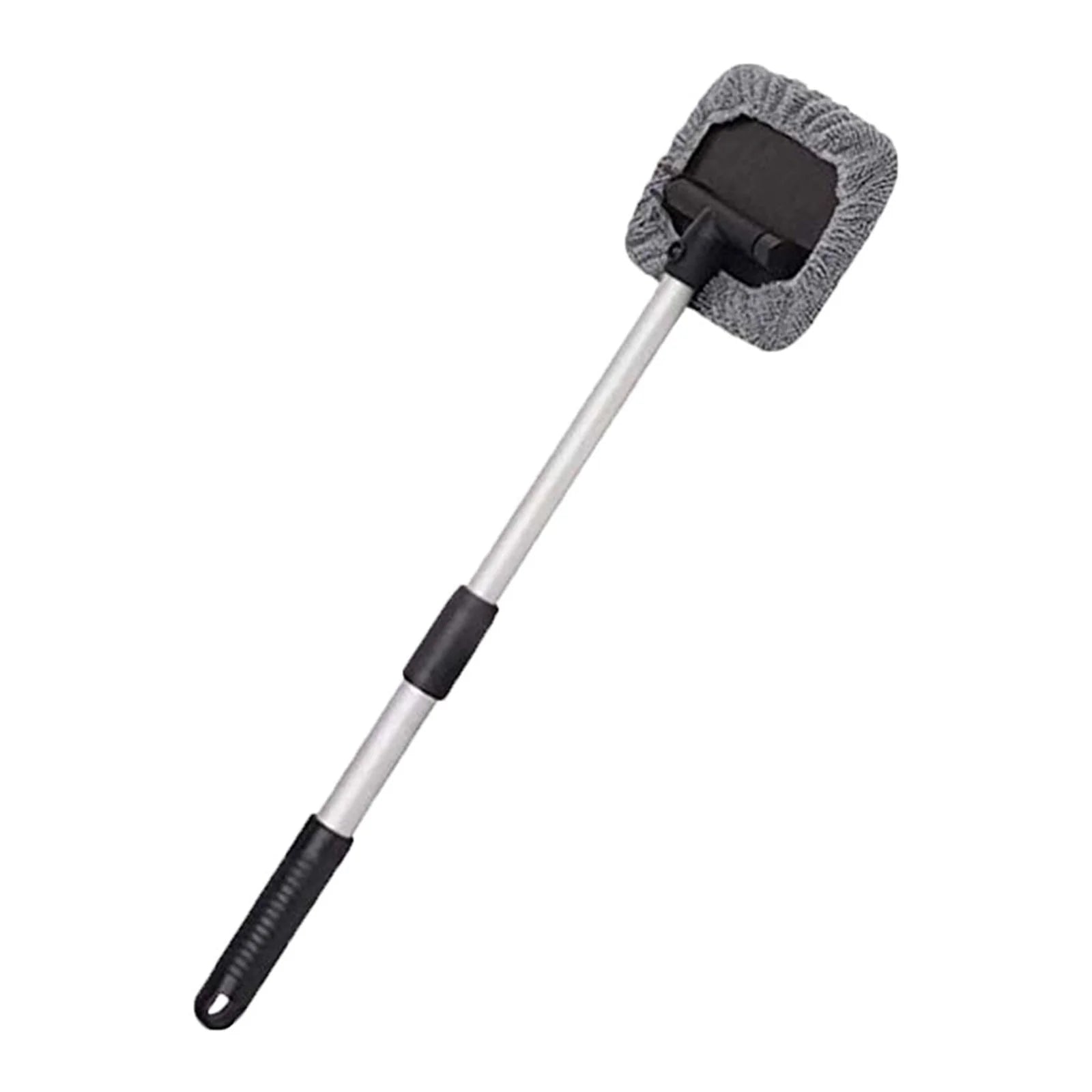 Lingouzi Car Cleaning Brush,extendable Windshield Cleaning Tool, Strong Absorbent Car Window Cleaner with 2 Pcs Washable Pads , Multifunctional Use Windshield Cleaner Tool Kit
