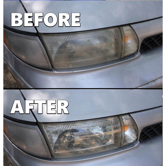 CLT Headlight Restoration Kit, Headlight Lens Cleaning Wipes