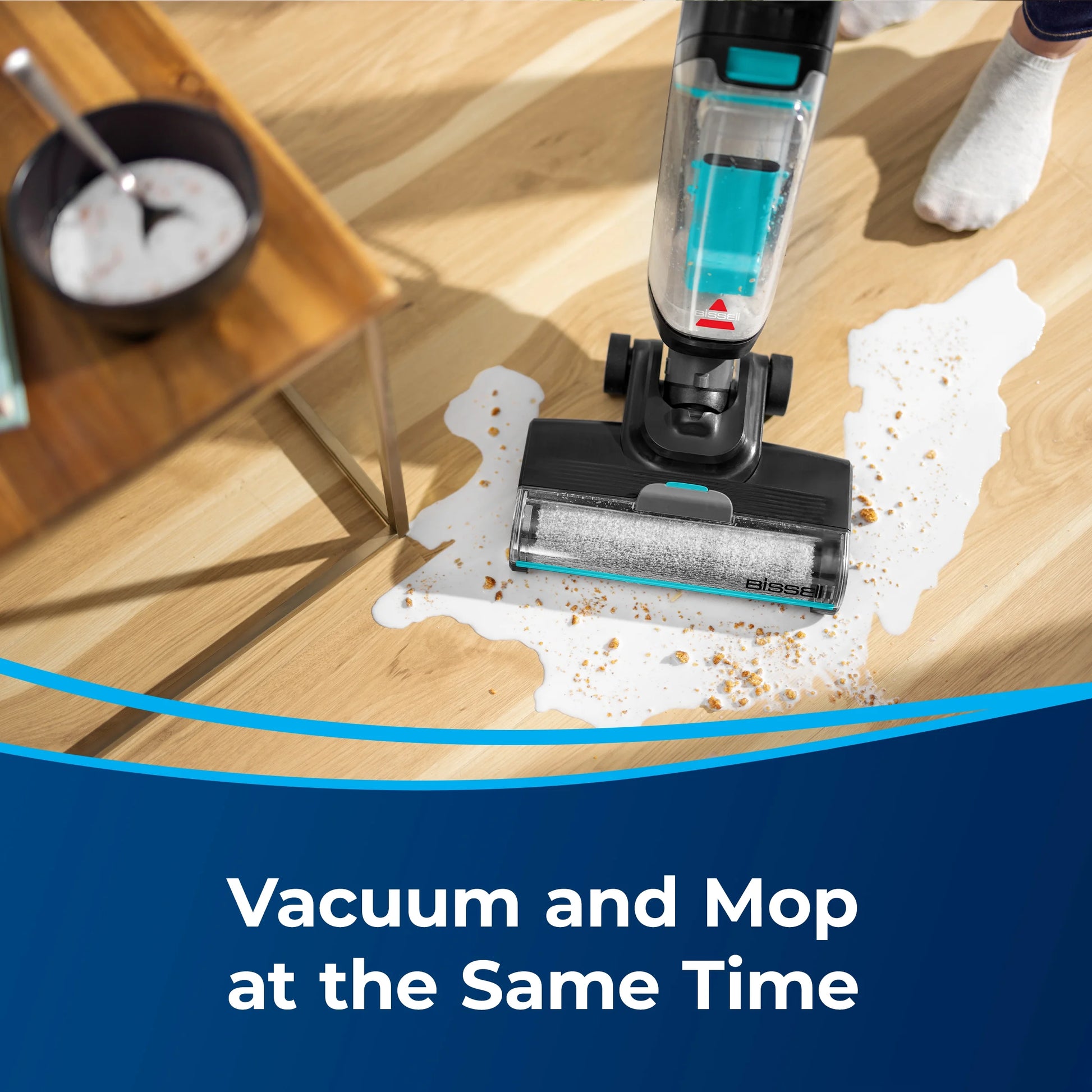 BISSELL CrossWave Hard Floor Expert, Corded, Multi-Surface Hard Floor Cleaner, Wet Dry Vacuum, for Tile, Sealed Wood Floors, and Laminate, Lightweight, Two Tank Technology, Self Cleaning Cycle, 3831