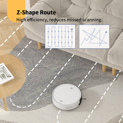 OKP Robot Vacuums with Mop Combo and Remote Control, 2 IN 1 Cleaning and Mopping, Wi-Fi Connectivity, Alexa/APP, Self-Charging Robotic Vacuum Cleaner for Home, Pet Hair, Carpets, and Hard Floors