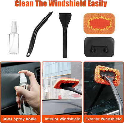 Vioview Ultimate Car Cleaning Kit, 17Pcs Car Interior Detailing Kit with High Power Car Vacuum Cleaner, Detailing Brush Set, Windshield Cleaner, Complete Car Cleaning Supplies for Deep Cleaning